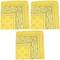 3 Pack Paisley Cotton Bandanas Classic Western Style Headwear